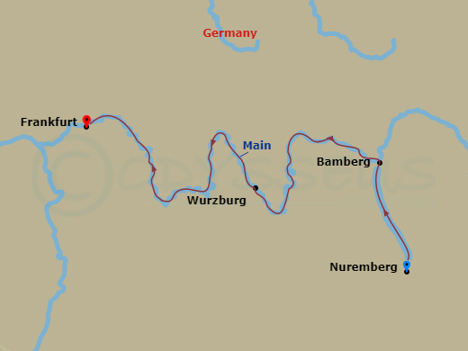 Christmastime In The Heart Of Germany Route Map