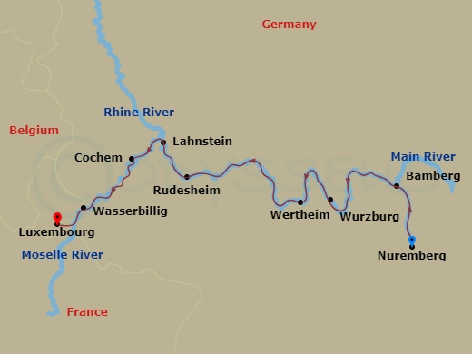 7 Night Europe’S Rivers & Castles