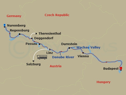 Grand Christmas & New Year's (2028) Route Map
