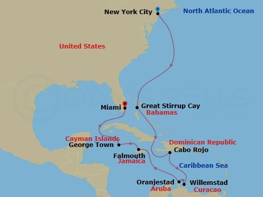 Sun-Kissed Soiree Route Map