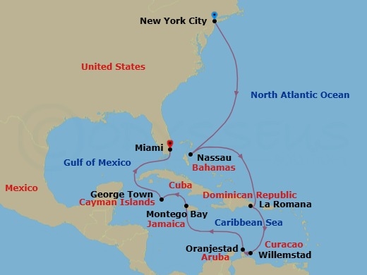Palmlight Passage Route Map