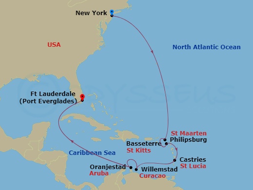 Cruise Route Map