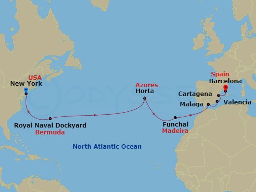 Gilded Crossing Route Map