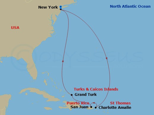 Cruise Route Map