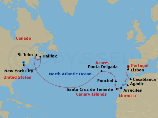 Cruise Route Map