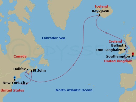 Cruise Route Map