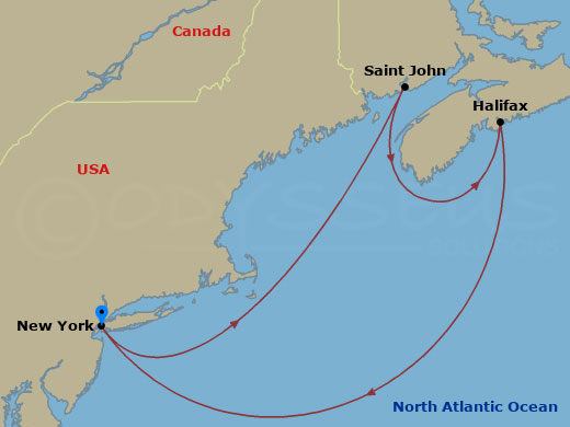 Cruise Route Map