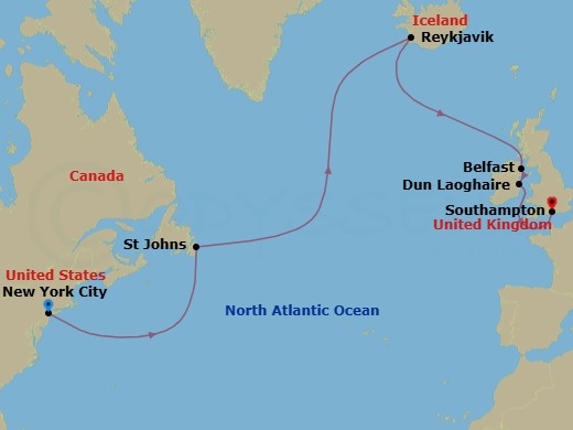 Cruise Route Map