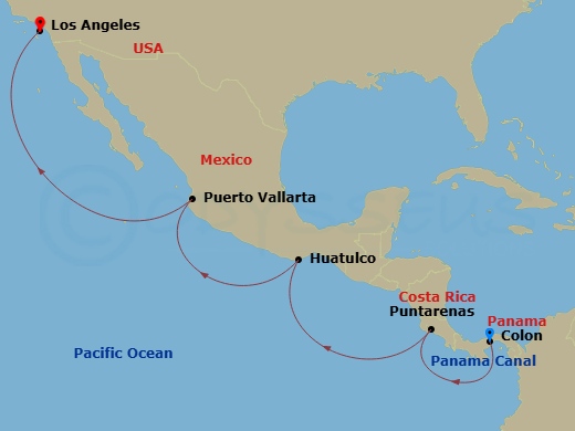 Cruise Route Map