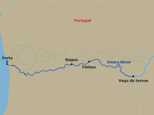 7 Night Enticing Douro (Soulful) Route Map