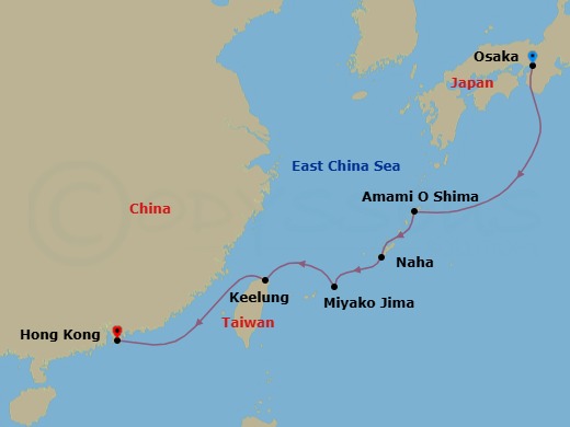 East Asian Legends Route Map