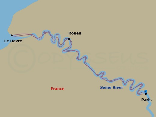 7 Night City Escapes: The Seine Route Map