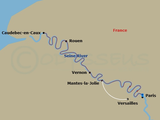 Magical Parisian Holiday (2026) Route Map