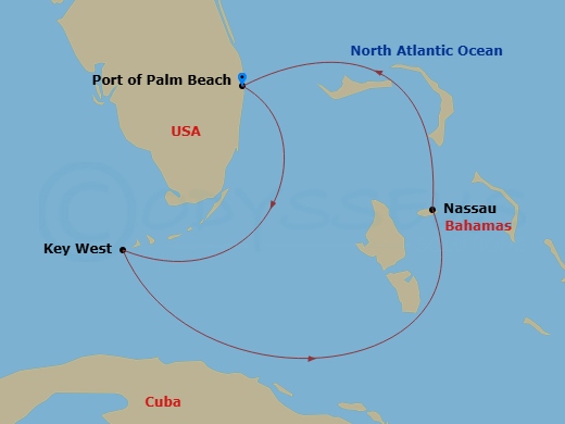 Cruise Route Map