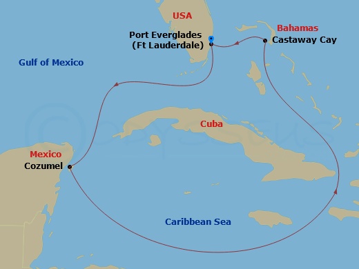 Cruise Route Map