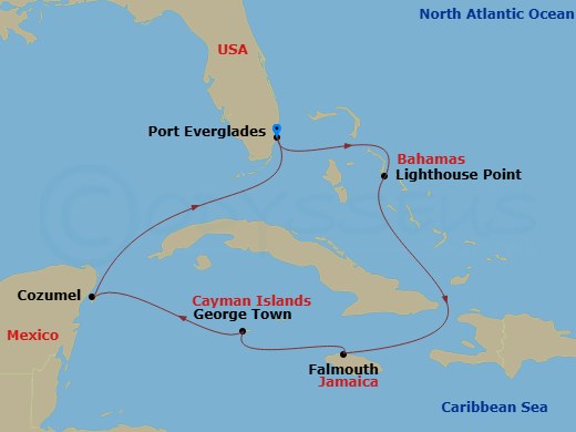 Cruise Route Map