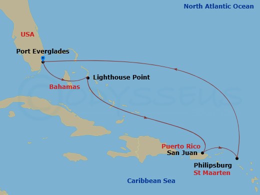 Cruise Route Map