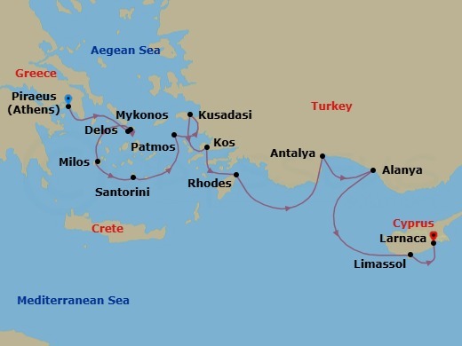 The Histories Of The Mediterranean Route Map