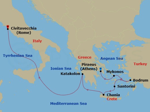 Cruise Route Map