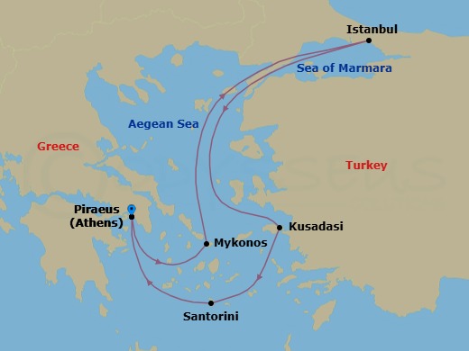 Cruise Route Map