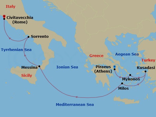 History & Heritage Route Map