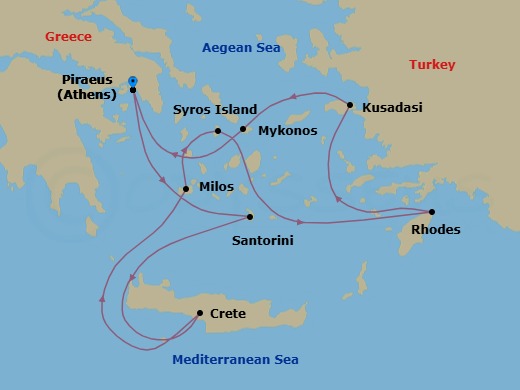 Athens To Athens Route Map