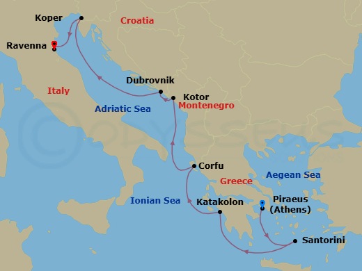 Cruise Route Map