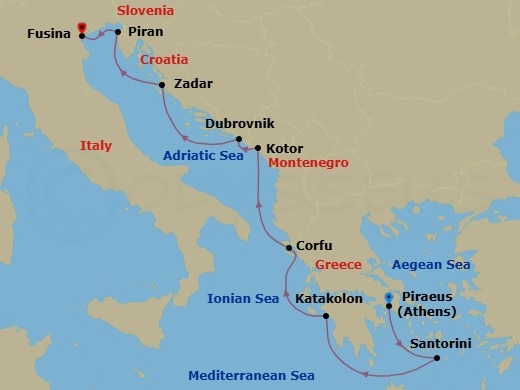 Empires Of The Mediterranean Route Map