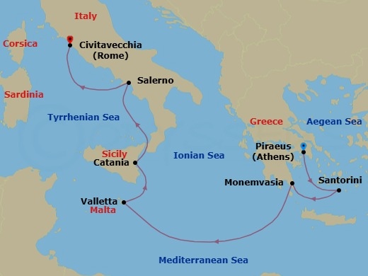 Opera Of The Isles Route Map