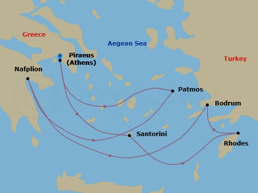 Athens To Athens Route Map
