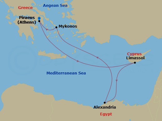 Cruise Route Map