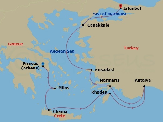Enduring Legends Route Map