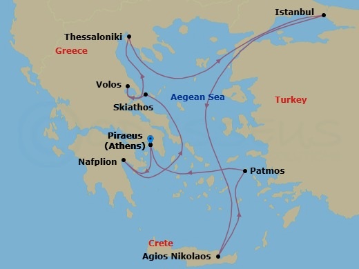 Athens To Athens Route Map