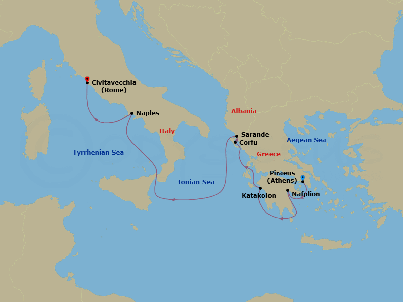 Cruise Route Map