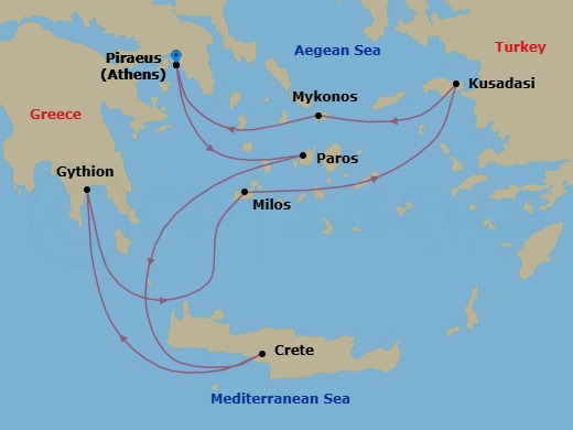 Athens To Athens Route Map