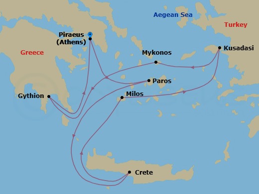Athens To Athens Route Map