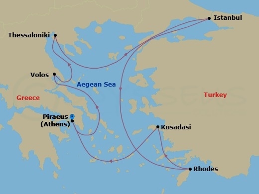 Athens To Athens Route Map
