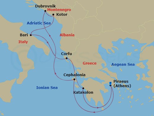 Cruise Route Map