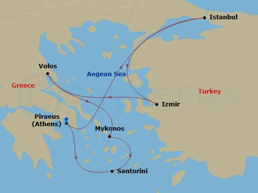 Cruise Route Map