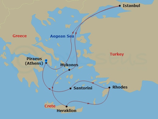 Cruise Route Map
