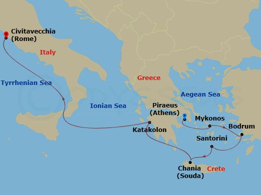 Cruise Route Map