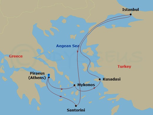 Cruise Route Map
