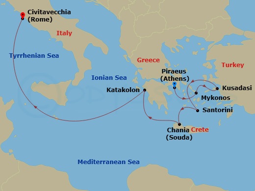 Cruise Route Map