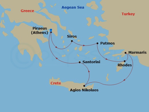 Greece Intensive Cruise: Syros, Patmos & Rhodes