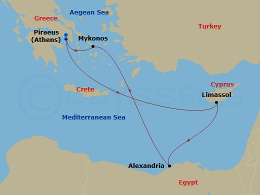 Cruise Route Map