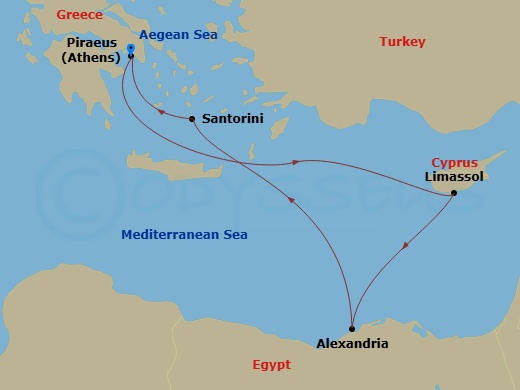 Cruise Route Map