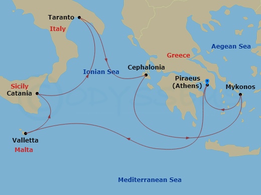 Cruise Route Map