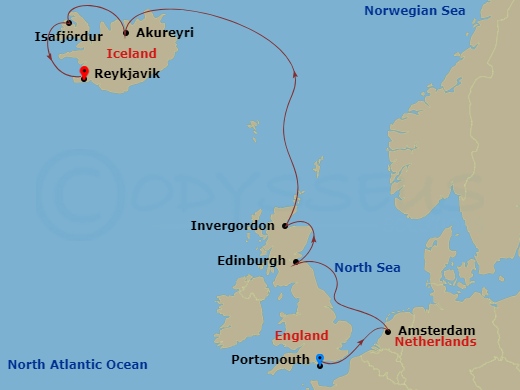 Cruise Route Map