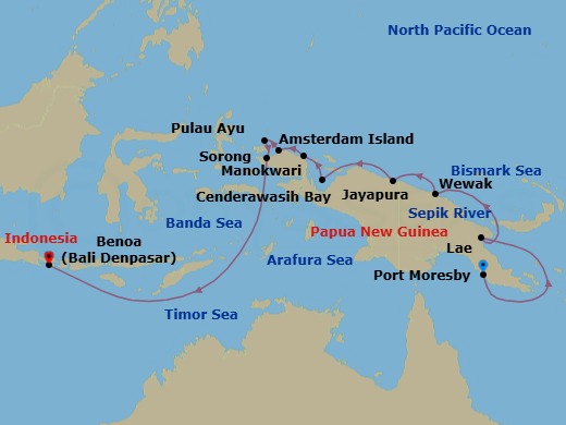 Hidden Paradise Of Indonesia Route Map
