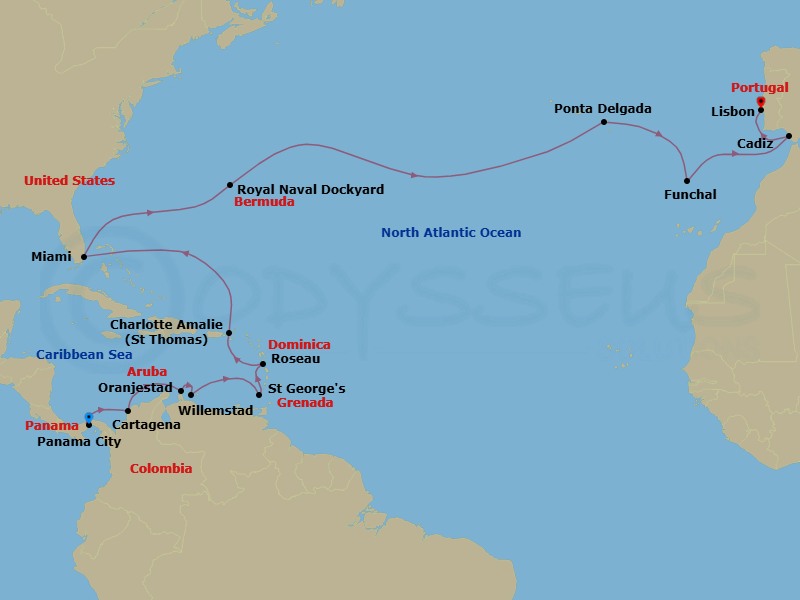 Azure To Iberia Route Map